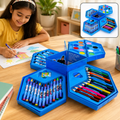 Kids Art Set 46 Pcs – Drawing & Colouring Kit for Young Artists