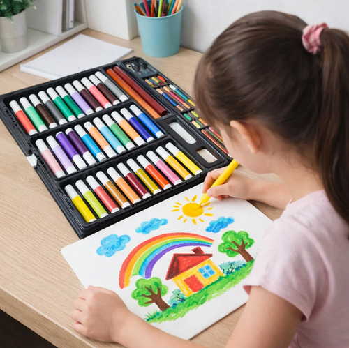 Art & Drawing Color Kit – 150-Piece Complete Set for Young Artists