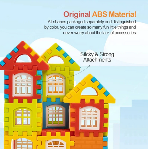 City Builder Blocks – 90-Piece Creative Construction Set for Kids