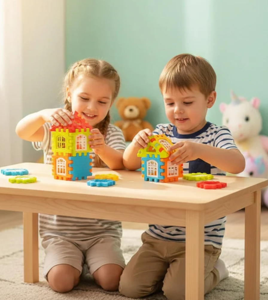 City Builder Blocks – 90-Piece Creative Construction Set for Kids
