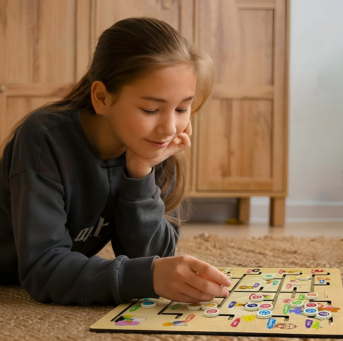 Alphabet Puzzle for Kids – 78-Piece Tracing & Learning Board with Animal Illustrations