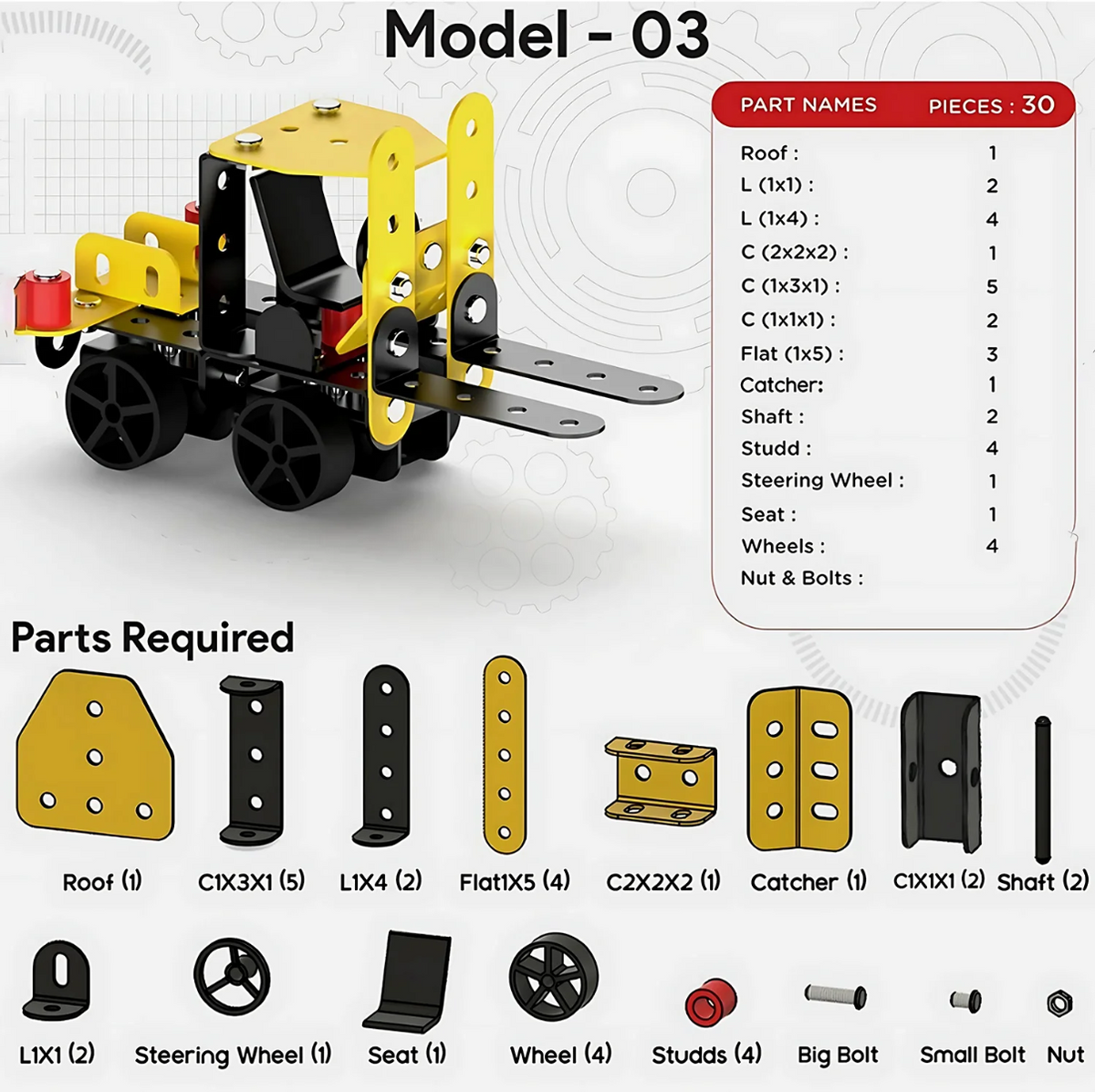 5-in-1 Mecha Builder DIY Kit – Build Your Own Construction Vehicles (STEM Toy for Kids)